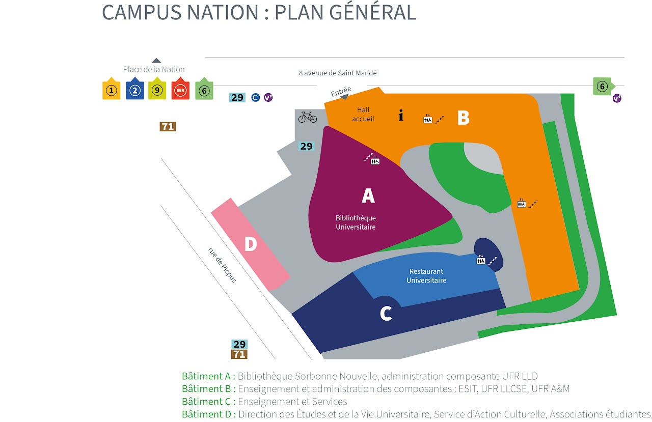 Sorbonne Nouvelle Nation plan